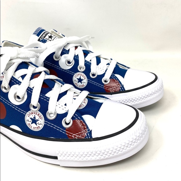 Converse Chuck Taylor Sneakers Women's AS Low Top Court Blue Canvas Size 167860C - Picture 2 of 10